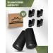 Premium Alpine Nordic Walking Sticks Rubber Buffers - 10 Universal Accessories for Trekking & Hiking Sticks - Buy Online on GoSupps.com