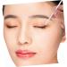 SKISUNO 100pcs Disposable Eyeliner Brush Liquid Eyeliner Cosmetic Eyeliner Wand Makeup Eye Tool Girl Make up 9x6.5cm White - Buy Online on GoSupps.com