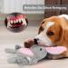 Tonyfy Dog Toys: Squeaky Plush & Interactive Cotton Rope Toys for Puppies & Small/Medium Dogs - Gray Hare - Buy Online on GoSupps.com