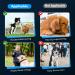 Ultrasonic Anti Barking Device - Rechargeable 3 Level Dog Bark Control Tool | Stop Barking Deterrent with Transmitters, 16.4Ft Range - Buy Online on GoSupps.com