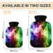 Colorful 1L Hot Water Bottle with Plush Cover - Ultimate Winter Heater for Kids Men & Women - Buy Online on GoSupps.com