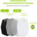 Auvon 20s Set TENS EMS Electrode Pads - Reusable 5x5 cm Electrotherapy Pads with Improved Self-Clay Performance - Buy Online on GoSupps.com