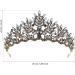Frcolor Vintage Baroque Crown - Black Alloy Prom Queen Bridal Tiara & Wedding Headpiece | International Shipping Available - Buy Online on GoSupps.com