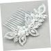 Angoily 1pc Hair Jewels for Women Hair Comb Flower Girl Hair Accessory Bridal Womens Hair Clips Rhinestone Hair Clip Womens Barrettes for Hair Wedding Hair Accessories Bride - Buy Online on GoSupps.com