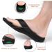 Everhealth Men's Orthotic Flip Flops - Arch Support Sandals for Plantar Fasciitis and Flat Feet - Black, Size 7 - Buy Online on GoSupps.com