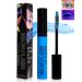 UV Glow Colored Mascara Volume and Length-1 Pcs Blue Waterproof Mascara for Eyelashes Fast Dry Curling Non Clumping Mascara Long Lasting Smudgeproof for Halloween Party Stage Use Clubbing Makeup-05 05#Blue