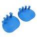 Toe Spreader for Hammer Toe & Bunion Pain Relief - Therapeutic Silicone Separator (Blue) | Comfort & Spa Stretch - Buy Online on GoSupps.com