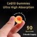 CoQ10 Gummies, Co Q 10 Supplement Sugar Free, Cq10 600mg with Omega 3 & Vitamin E, High Absorption Coenzyme Q10 Gummies for Heart Healthy, Energy & Antioxidant Support, Orange Flavor, 90 Count 1 Count (Pack of 90) - Buy Online on GoSupps.com