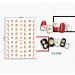 KALEFUL Christmas Nail Stickers 12 Sheets Self-Adhesive Nail Decal Santa Claus Gnome Snowflake Snowman Elk Winter Nail Art Decoration Design Supplies - Buy Online on GoSupps.com