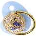 Premium Baby Pacifier for 6-18 Months | Soft Touch Silicone Antistatic Newborn-friendly - Blue - Buy Online on GoSupps.com