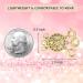 Stosts Layered Necklace Clasps - 2 Pack 3 Strand Jewelry Spacers for Tangle-Free Layering - Gold & Silver Flower Design - Buy Online on GoSupps.com