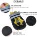 Reestboo Paw Protection Dog Boots - 4 Slide Shoes with Reflective Straps & Velcro for Large Dogs | Outdoor Snowshoes (XL Yellow) - Buy Online on GoSupps.com