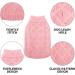 Mihachi Turtleneck Dog Sweater - Cable Knit Winter Coat with Leash Hole | Ideal New Year Gift for Small Pets | Flesh Pink - Buy Online on GoSupps.com