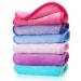 Reusable Makeup Remover Cloths Soft Microfiber Face Cleansing Cloth Fast Drying WashclothFace Towel For Sensitive Skin Daily Travel Eye Skincare(6 Colors) 6 Colors 1 Count (Pack of 6)