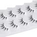 Fanxiton 14MM Manga Style Japanese Lashes 5 Pairs with Clear Band - Short 3D False Eyelashes for Makeup with Applicator (M1) - Buy Online on GoSupps.com