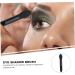 PLAFOPE 10pcs Dual Sided Eye Shadow Brush Eyeshadow Stick Brush Paupi re Sponge Eyeshadow Brush Kit Black - Buy Online on GoSupps.com