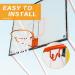 2-Pack Mini Basketball Net Replacement - Indoor/Outdoor Anti Whip Nylon Hoop Net for Kids - Little Tikes Basketball Net - 8 Loops White - Buy Online on GoSupps.com
