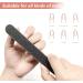 60 Pack Black Nail Files | 100/180 Grit Double Sided Emery Boards for Professional Manicures - Reusable Nail File Set for Home and Salon - Buy Online on GoSupps.com