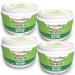 Hempvana Relief Cream 4 Pack with Seed Extract - Relieves Inflammation, Muscle, Joint, Back, Knee, Nerves and Arthritis  Made in USA 4oz Paraben Free, Vegan, Cruelty-Free As Seen On TV