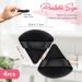 4 Pieces Soft Triangle Powder Puff - Velour Makeup Sponge for Loose Mineral Powder - Black Face Makeup Applicator - Buy Online on GoSupps.com