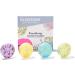 Blossom Aromatherapy Shower Steamers Bath Bombs - Stress Relief & Relaxation - 4 Pack Box with Jasmine, Lavender, Mint, Eucalyptus Essential Oils - Buy Online on GoSupps.com