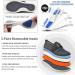 Men's Extra Wide Diabetic Slippers with Adjustable Closures Breathable Mesh Walking Sneakers for Arthritis & Swollen Feet | Black/Gray, Size 11.5 - Buy Online on GoSupps.com