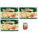 Delverde Granfetta Biscottate Lot of 40 fragrant and light biscuits 3 x 600 g + Italian Gourmet Pulp 400 g
