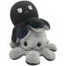 FASTEXX Octopus Reversible Plushies Express Your Mood with our Double-Sided Flip Mood Octopus Plush Reversible Octopus Plushie is Sweetest Gift for all Kids Friends Family on Any Occasion Gray
