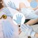 Reusable Breathable Body Scrubbers - 2 Pairs Soft Elastic Bath Gloves | Double Sided Exfoliating Massage & Cleaning - Buy Online on GoSupps.com
