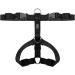 Chaba Guard Dog Harness for Medium-Sized Dogs - Anti-Pull & No-Choke Adjustable Step-In Harness - Comfortable & Lightweight Black Design - Buy Online on GoSupps.com
