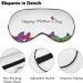 Purple Butterfly Sleeping Mask - Soft Adjustable Eye Cover for Sleep | Perfect Gift for Mother's Day - Buy Online on GoSupps.com