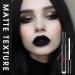 Matte Liquid Lipstick Set - Black Blue Purple Halloween Makeup | Long-Lasting Smudge-Proof & Waterproof Lip Gloss - Buy Online on GoSupps.com