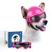 Namsan anti-UV dog glasses with pet helmet windproof eye protection dogs sunglasses cool motorcycle pet helmet for small/medium-sized dogs pink