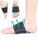 YIKANGHENG Foot Arch Supports - High Elastic Brace for Flat Feet - 1 Pair (Black) - Perfect for Left & Right Foot Support - Buy Online on GoSupps.com