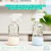 Savvy Planet 16 oz Clear Glass Spray Bottles with Silicone Sleeve - 2 Pack, Pastel Periwinkle & Green - Refillable Cleaning & Essential Oil Containers - Buy Online on GoSupps.com
