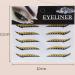 Crystal Crease Eyeliner Sticker Bling Crystal Eyeliner Sticker Reusable Eyeliner and Eyelash Stickers Eye Stickers Makeup Stickers Colorful Eyelid Tape for Party (A) - Buy Online on GoSupps.com