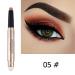 Lucoss Double-Sided Eyeshadow Pencil | Highlighter & Eyeliner Stick | Shimmer & Matte | Perfect Gift for Girls & Women - Buy Online on GoSupps.com