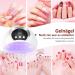 Buy LKE 54W UV Nail Lamp - Portable LED Nail Dryer with LCD Display 3 Timers & USB Charging for Gel Nails - Buy Online on GoSupps.com