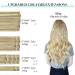 Buy Doores Clip-In Extensions - 60cm Real Hair Light Blonde Highlights 150g Remy 24 Inch 9 Pieces - Buy Online on GoSupps.com