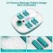 HOSPAN Collapsible Foot Spa with Heat, Bubble, Red Light, and Temperature Control - Sky Blue | Shiatsu Massage Rollers for Relaxation and Stress Relief - Buy Online on GoSupps.com