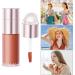 Blush Stick | Lip Gloss Eyeshadow Cream Blush Stick | Matte Double-Ended Cosmetic Face Makeup for Women and Girls | Eyes and Lips for Travel Parties Weddings Office and School - Buy Online on GoSupps.com