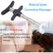 Chiropractic Adjustment Tool - 6 Head Manual Vertebral Massager for Scoliosis & Thorax Correction (Silver) - Buy Online on GoSupps.com