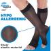 Absolute Support Transparent Compression Stockings for Women | 15-20mmHg Knee High Socks for Varicose Veins & Lymphedema | 5X Large Black - Buy Online on GoSupps.com