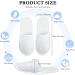 30 Pairs Satinior Disposable Spa Slippers - White Closed Toe Non Slip Hotel Travel Slippers for Women Men - Medium Size - Buy Online on GoSupps.com