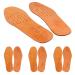 Clarmonde Genuine Leather Shoe Insoles  Absorbent Ultra Thin Pigskin Leather Insoles Break in and Conform to The Shape of Feet (4)