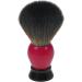 Shaving Brush Holder - Black Plastic with Red/Black Synthetic Hair Brush | International Shipping Available - Buy Online on GoSupps.com