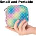 Large Mermaid Scales Storage Bags for Women's Bandages - Multi-Color Zipper Pockets for Menstrual Cups & Period Inserts - Buy Online on GoSupps.com