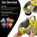 Vivaglory Adjustable Dog Life Jacket - Durable & Buoyant for Medium Dogs (M: 56-64 cm) - Yellow-Gray - Safe Fastening System for Perfect Water Safety - Buy Online on GoSupps.com