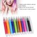 ZJchao 12-Piece Hair Chalk Pencil Set | Washable Temporary Hair Color for Cosplay DIY Parties & Birthday Make-Up - Buy Online on GoSupps.com