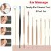 Spring Ear Wax Cleaner Tool Set - Stainless Steel Ear Pick Kit for Ear Wax Removal (Gold) - Buy Online on GoSupps.com